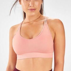 Fabletics Alexandria Pink Sports Bra NWT Large